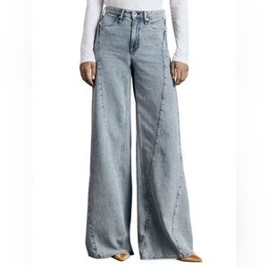 RAG & BONE Sofie High Rise Relaxed Wide Leg Jeans SZ 26